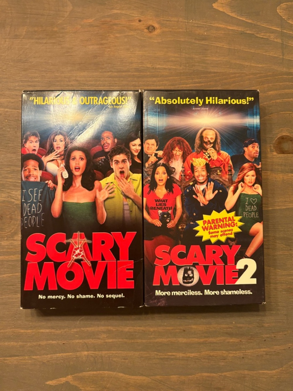 Scary Movie 1 & 2 VHS Bundle 📼 Comedy Horror Classics - Picture 3 of 4